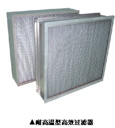 400℃耐高温有隔板高效过滤器